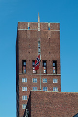 Image showing Tower of the City Hall of Oslo