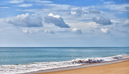 Image showing Surf on the beach