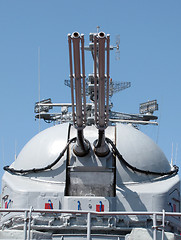 Image showing warship weapon