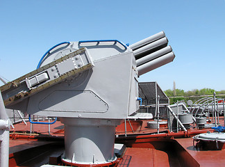 Image showing warship weapon