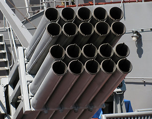 Image showing warship weapon