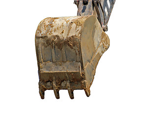 Image showing bucket of excavator