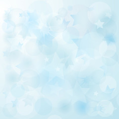 Image showing Gentle blue christmas background