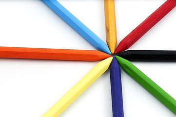 Image showing crayons