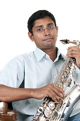 Image showing Sax Player