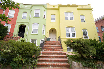 Image showing Italianate Style Row House Homes Washington DC