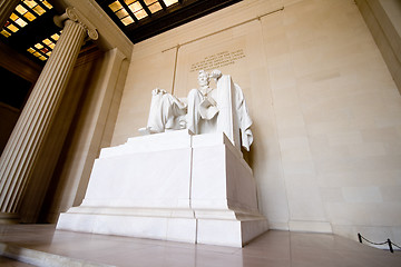 Image showing Lincoln Memorial Statue Washington DC USA