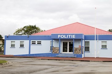 Image showing police station Oranjestad St. Eustatius Netherlands Antilles