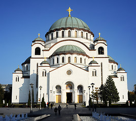 Image showing  The Cathedral of Saint Sava