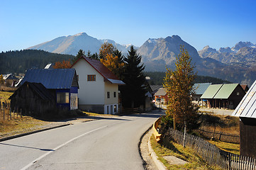 Image showing Serbian mountain village