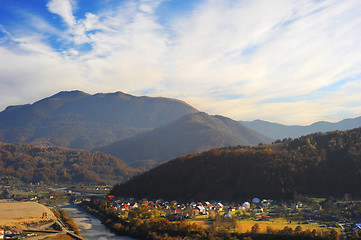 Image showing Serbian mountain village