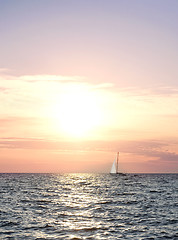 Image showing Sailing boat