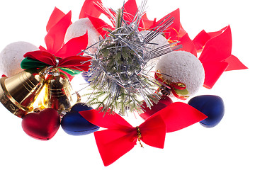 Image showing christmas tree ornaments