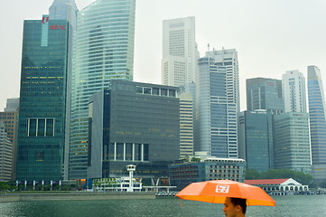 Image showing Singapore in the rain