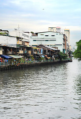 Image showing Bangkok slum