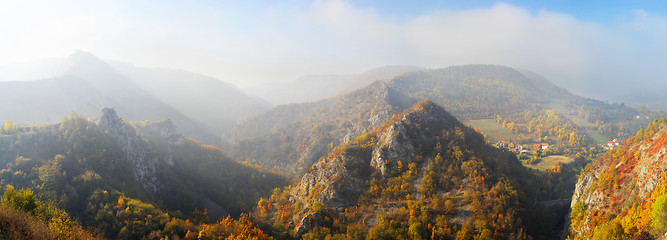 Image showing Autumn mountains