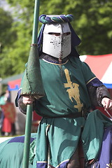 Image showing A knight in shining armour