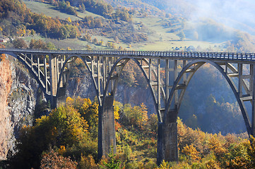 Image showing Djurdjevica Tara Bridge