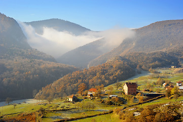 Image showing Serbian mountain village