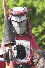 Image showing A knight in shining armour