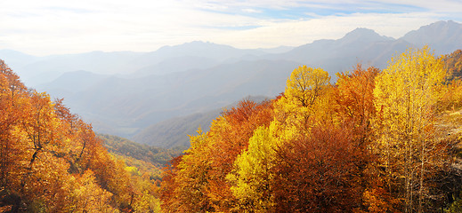 Image showing Balkan Mountains in the fall