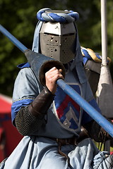 Image showing A knight in shining armour