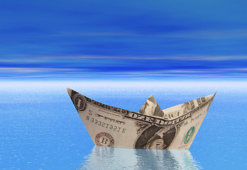 Image showing Dollar boat