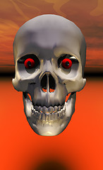 Image showing Halloween skull
