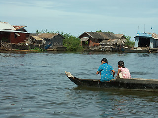 Image showing Cambodia lake