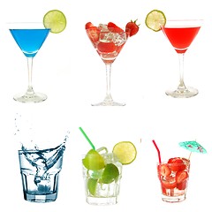 Image showing cocktail collection