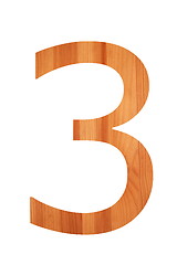 Image showing wood alphabet 3
