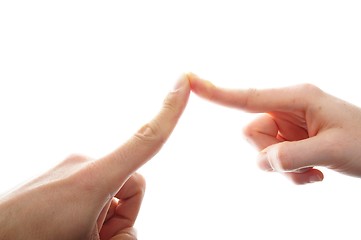 Image showing man and woman hands