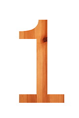 Image showing wood alphabet 1