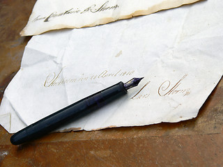 Image showing Old letter