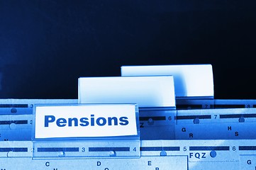 Image showing pensions