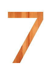 Image showing wood alphabet  7