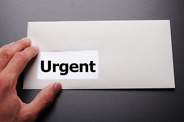 Image showing urgent