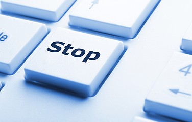 Image showing stop