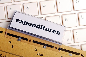Image showing expenditures