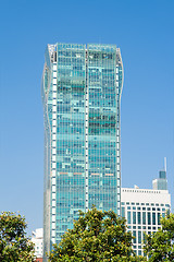 Image showing Modern Skyscraper in Downtown Shanghai China