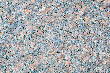 Image showing Full Frame Close-up Polished Pink and Black Granite Surface