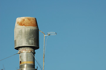 Image showing factory chimney