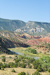 Image showing Rio Chama River Jemez Mountains New Mexico USA