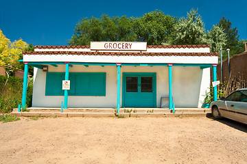 Image showing Grocery Store Turquoise Santa Fe New Mexico South Western Style