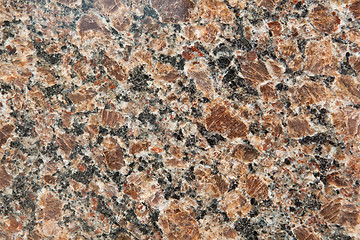 Image showing XXXL Full Frame Close-Up of Brown Red Granite Surface