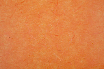 Image showing XXXL Full Frame Orange Mulberry Paper with Long Fibers
