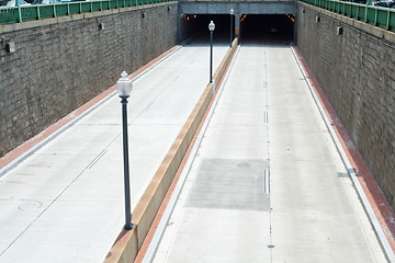 Image showing Tunnel Opening for a Sunken Road