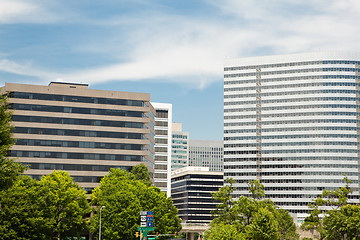 Image showing XXXL Modern Office Buildings Downtown Rossyln, Virginia, VA