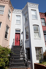 Image showing Italianate Style Row House Home, Washington DC USA
