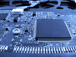 Image showing chip on hard drive